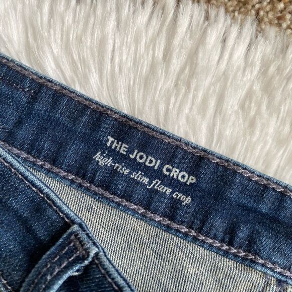 AG Adriano Goldschmied Jeans The Jodi Crop High Rise Slim Flare Skinny Fit 31 R - Picture 9 of 15